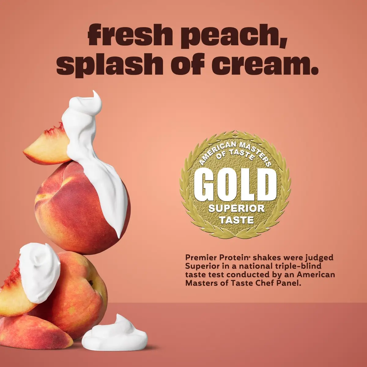 Premier Protein High Protein Shake, Peaches & Cream, 11.5 Fl Oz (Pack of 12) | 30g Protein Per Serving - view 3