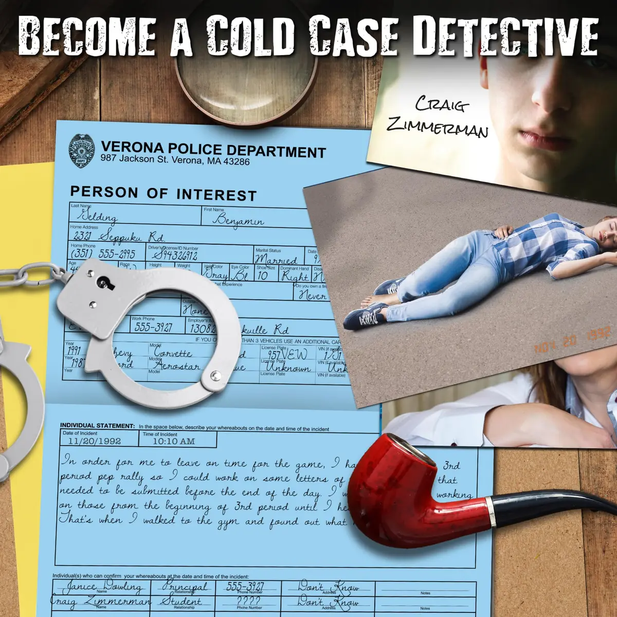 Unsolved Case Files | Banks, Jamie - Cold Case Murder Mystery Game | Can You Solve The Crime? - view 6