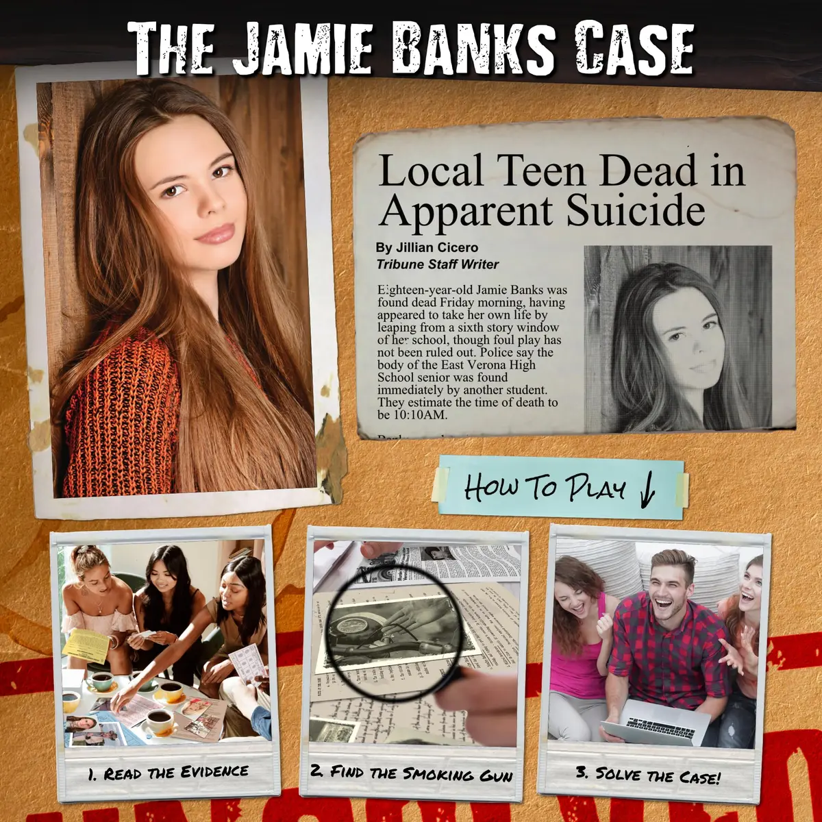 Unsolved Case Files | Banks, Jamie - Cold Case Murder Mystery Game | Can You Solve The Crime? - view 3