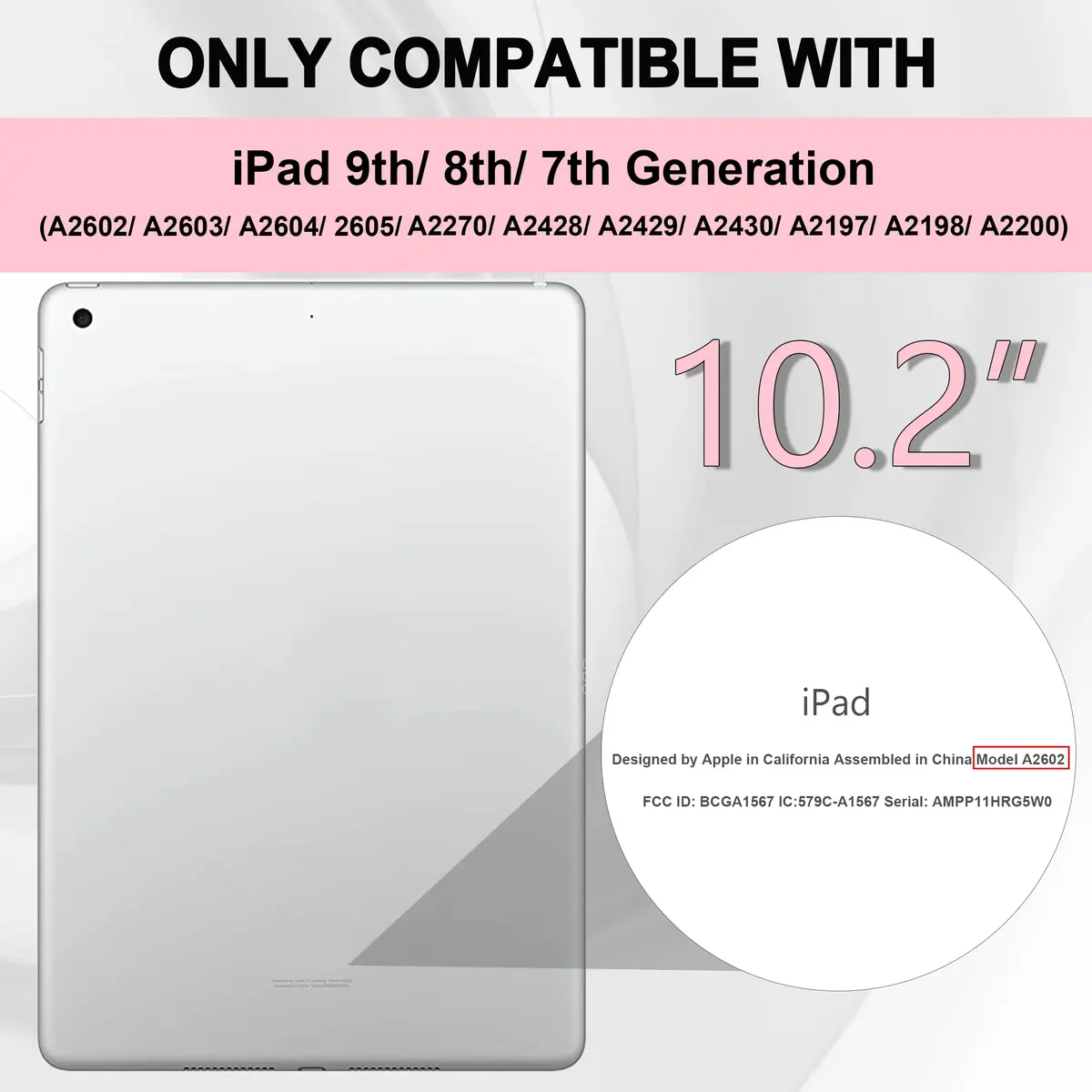rantice iPad 9th/8th/7th Gen Case | Shockproof Rugged Drop Protection with Kickstand (10.2") - view 2