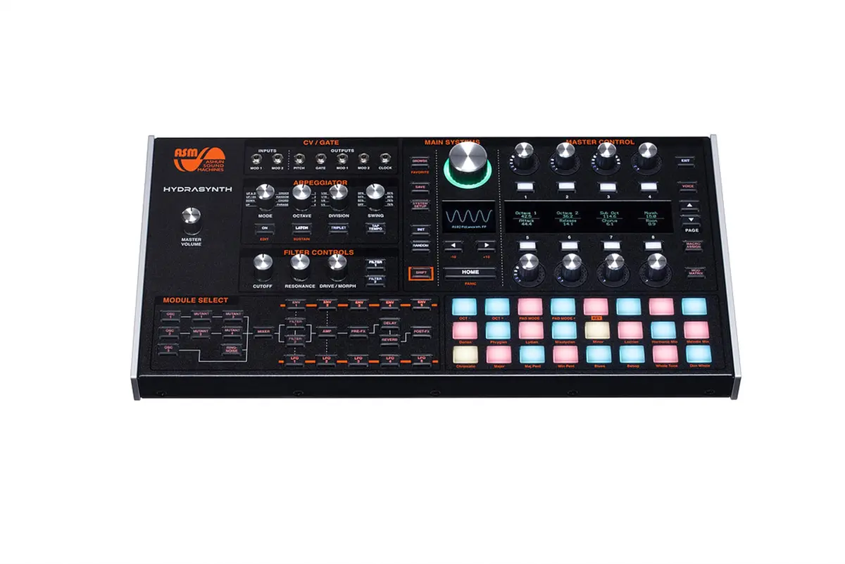 ASM Hydrasynth Desktop Synthesizer | Advanced Wavetable, 24 Poly, 3 Osc, 2 Filters, Rack Mountable - main product image