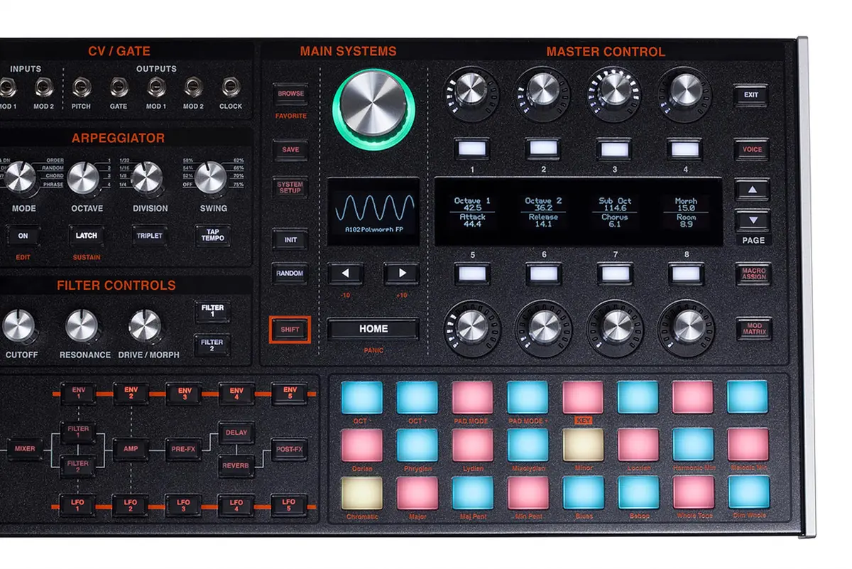 ASM Hydrasynth Desktop Synthesizer | Advanced Wavetable, 24 Poly, 3 Osc, 2 Filters, Rack Mountable - view 4