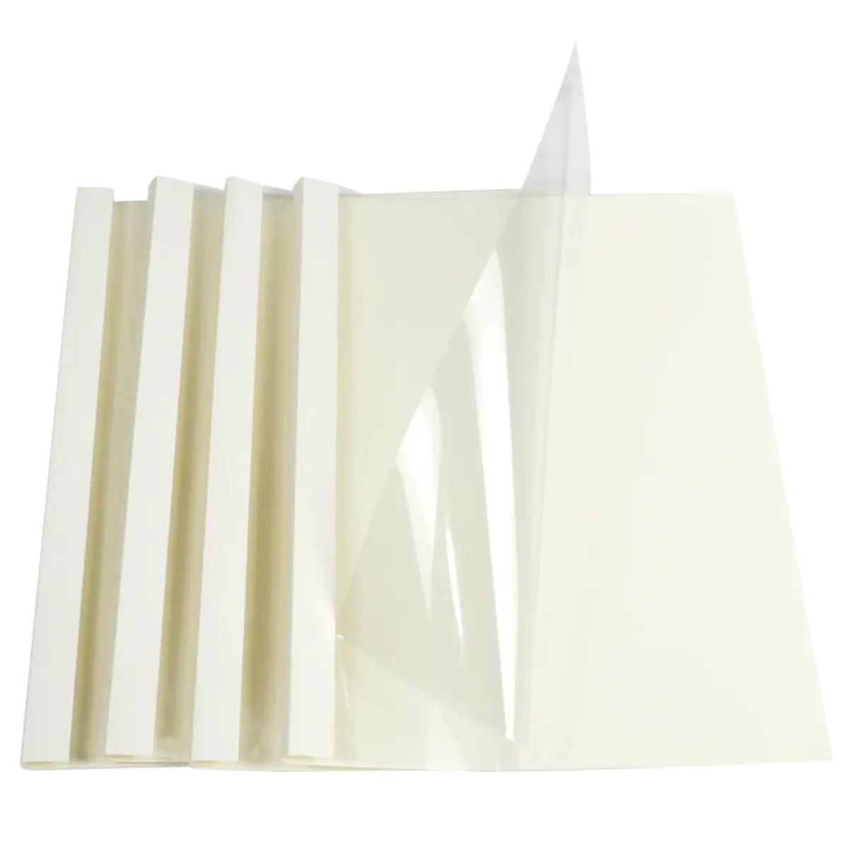 RAYSON TBC2-25-W Thermal Binding Covers 1/16 Inch White Holds 15 Sheets | Elegant Document Binding - main product image