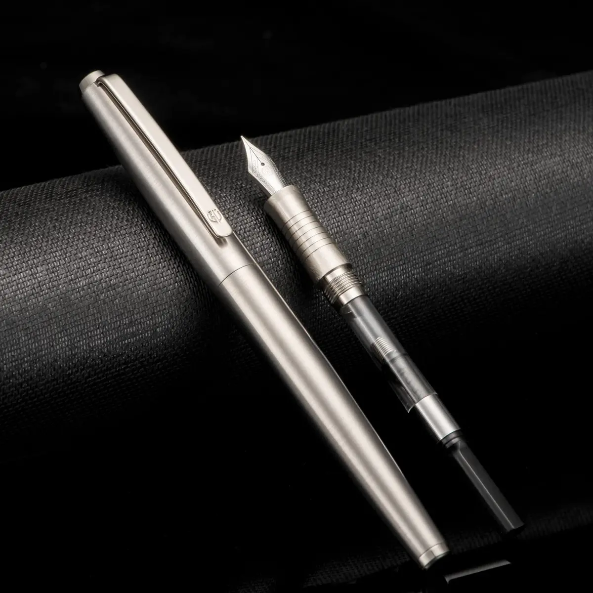 Lanxivi Fountain Pen Iridium Fine Point with Converter & Metal Box | Premium Stainless Steel Writing Instrument - view 5