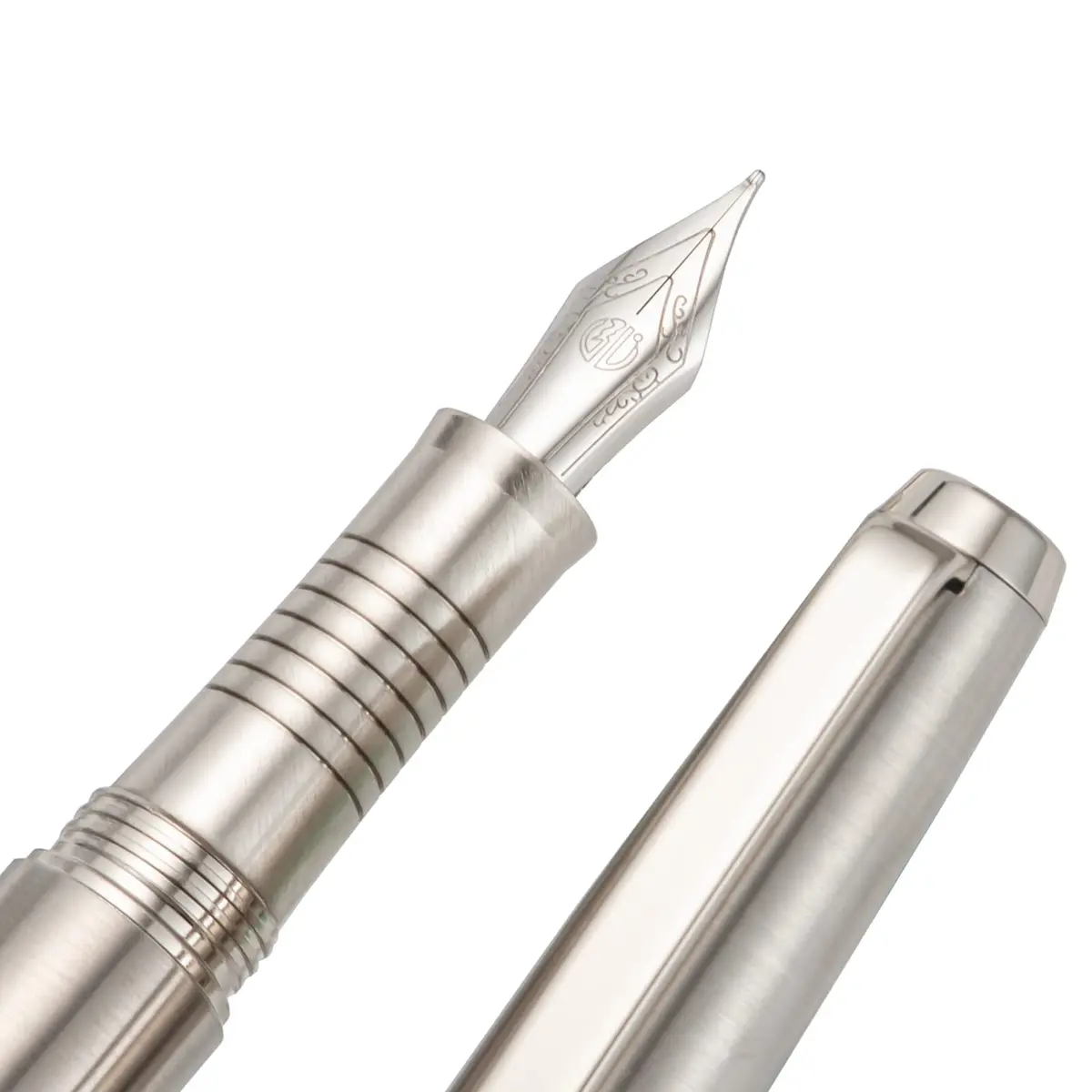 Lanxivi Fountain Pen Iridium Fine Point with Converter & Metal Box | Premium Stainless Steel Writing Instrument - main product image
