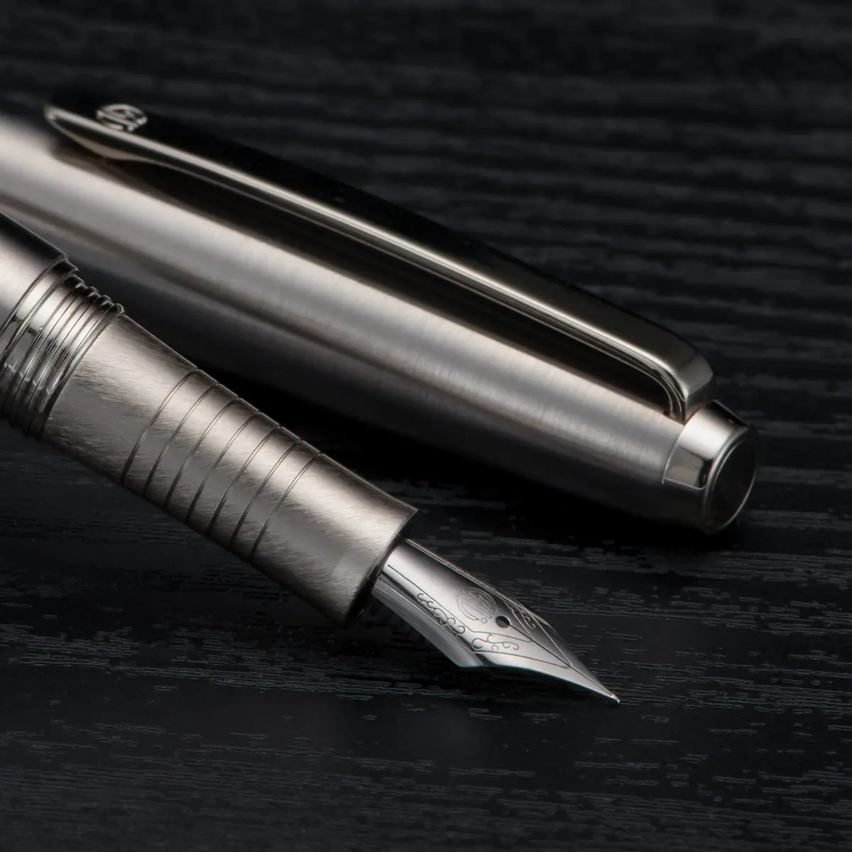 Lanxivi Fountain Pen Iridium Fine Point with Converter & Metal Box | Premium Stainless Steel Writing Instrument - view 7