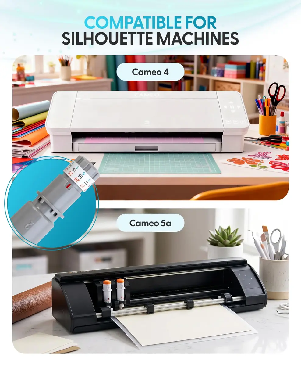 Silhouette 3mm Kraft Blade (Type C) 2-Pack | Cuts Chipboard, Leather, Foam - Cameo 4 Compatible - view 5