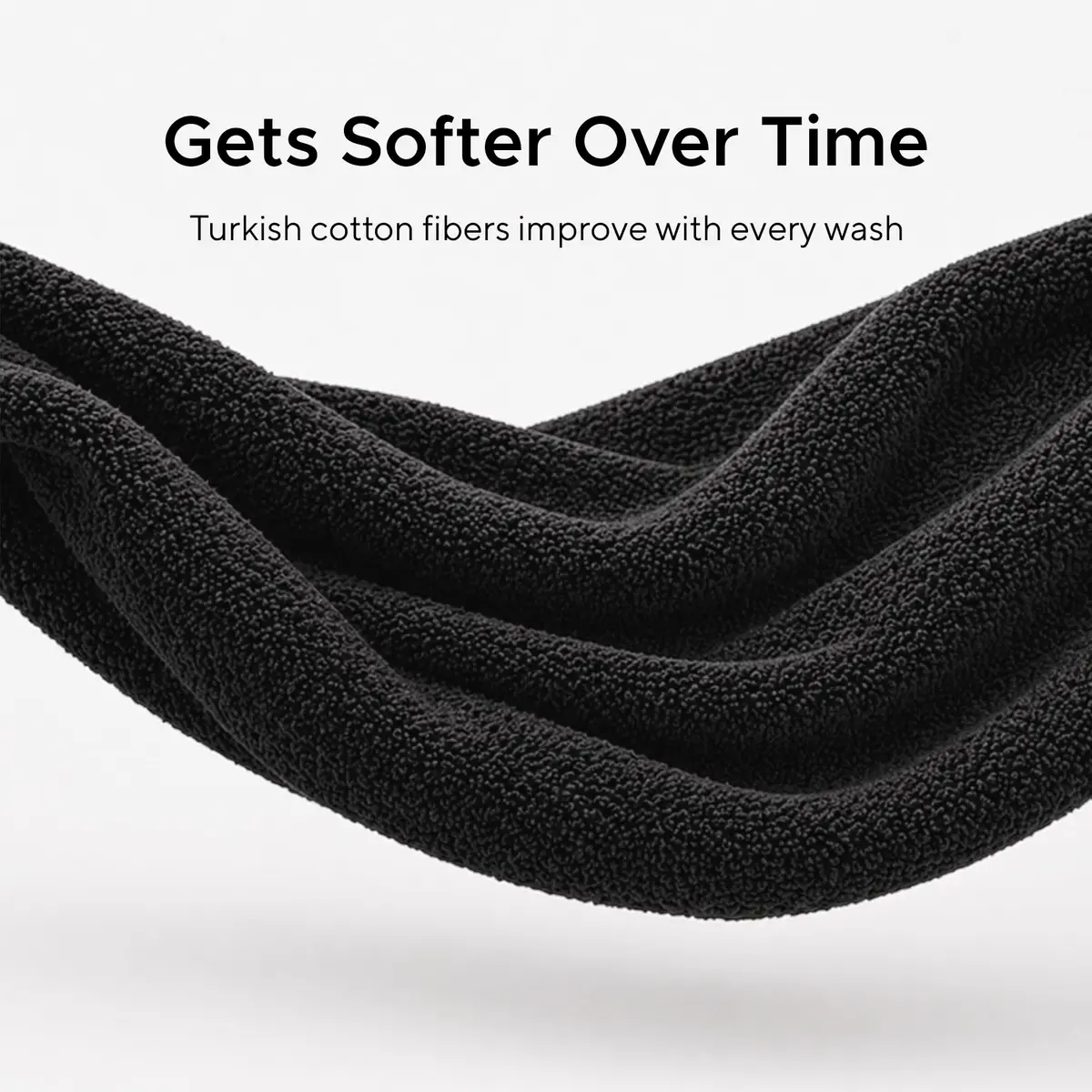Veteran Textile Towels Luxury Turkish Cotton Towel Set 6 Pieces | Soft, Absorbent & Quick-Drying for Bathroom & Kitchen - view 4