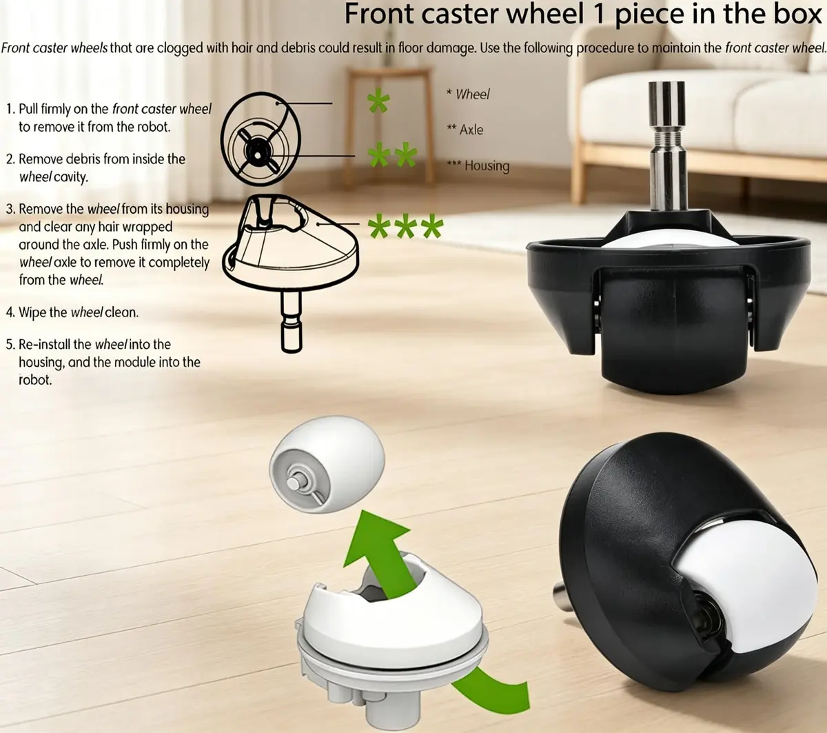 Replacement Parts For iRobot Roomba e i j Series Vacuum Cleaner Accessories | Compatible with Roomba J7+ & More - view 6