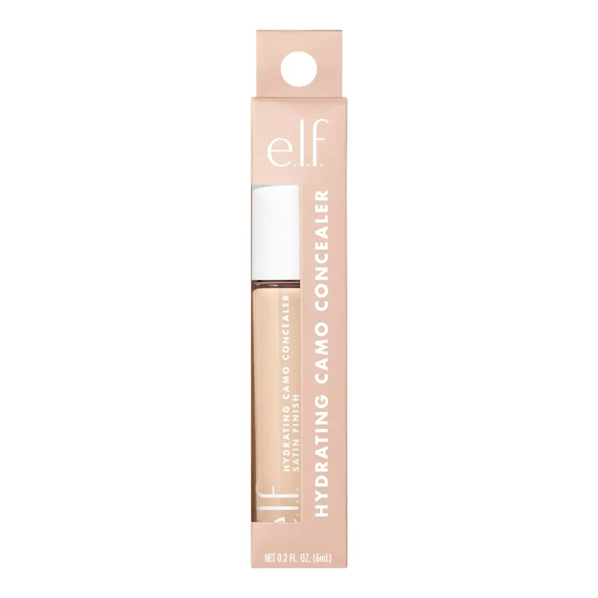 e.l.f. Hydrating Camo Concealer Light Ivory 6ml (0.2 Fl Oz) | Full Coverage Satin Finish - view 6
