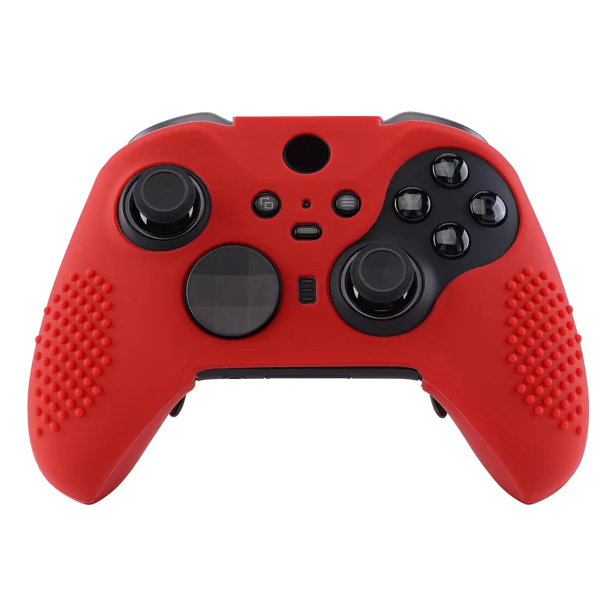 eXtremeRate PlayVital Red Anti-Slip Silicone Cover for Xbox Elite Series 2 | Controller Protective Case with Thumb Caps - view 8