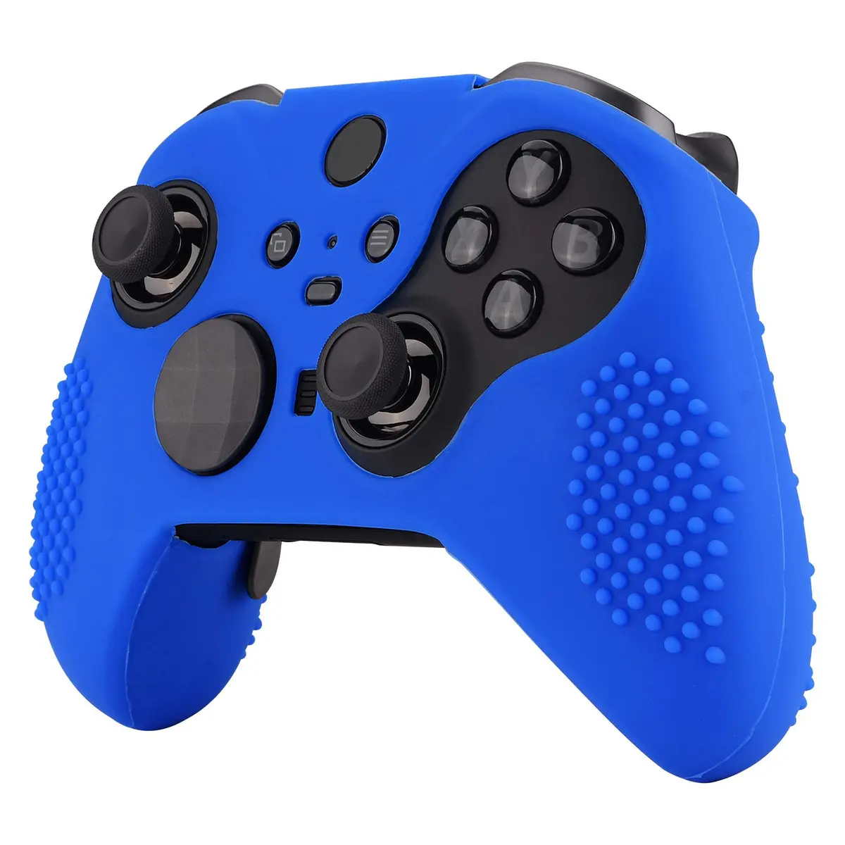 eXtremeRate PlayVital Blue Anti-Slip Silicone Cover for Xbox Elite Series 2 | Controller Protective Case with Thumb Caps - view 4