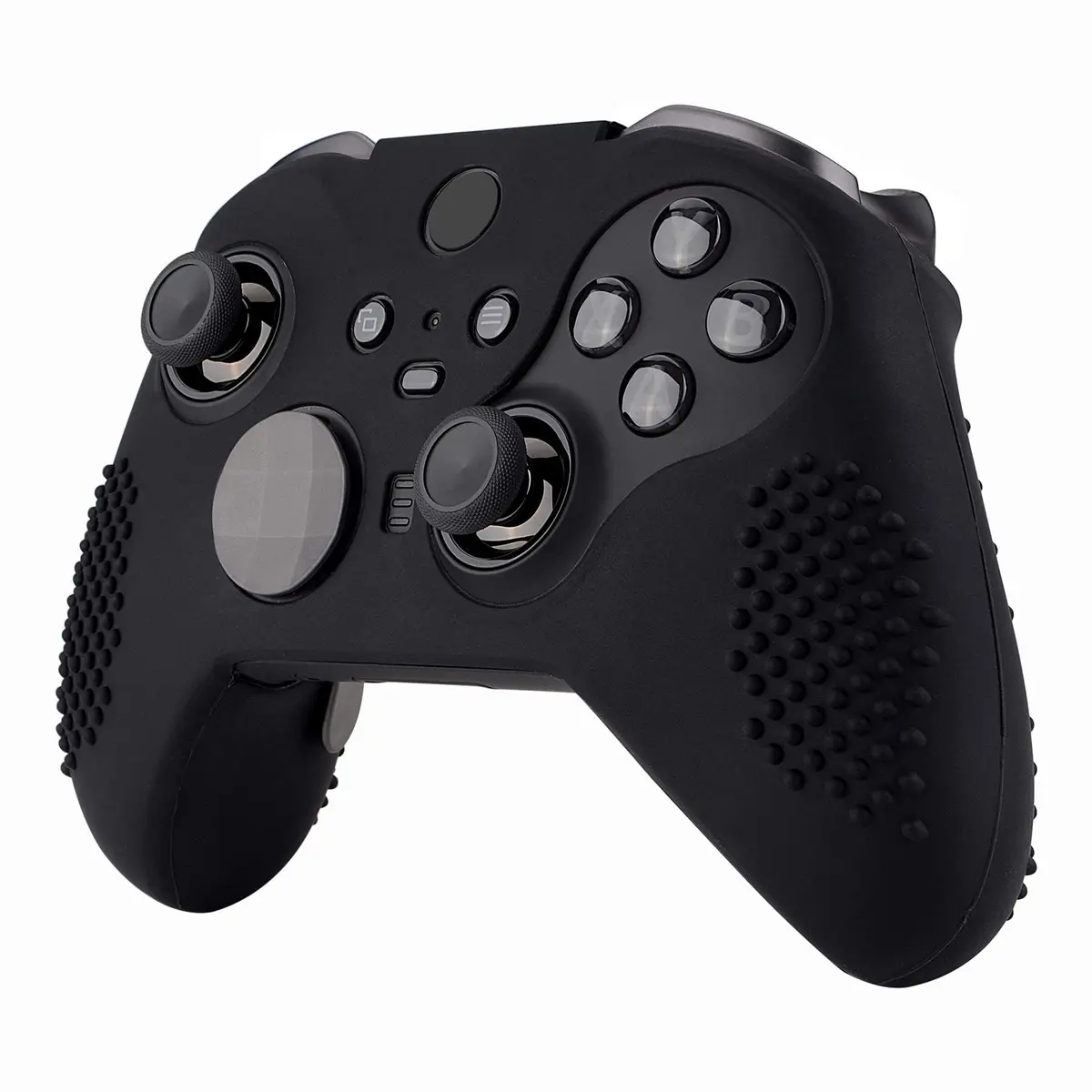 eXtremeRate PlayVital Black Controller Cover for Xbox Series 2 | Anti-Slip Silicone Skin (70-120 chars) - view 5