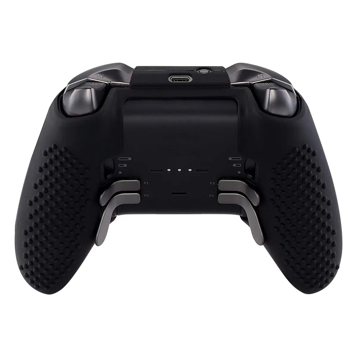 eXtremeRate PlayVital Black Controller Cover for Xbox Series 2 | Anti-Slip Silicone Skin (70-120 chars) - view 4