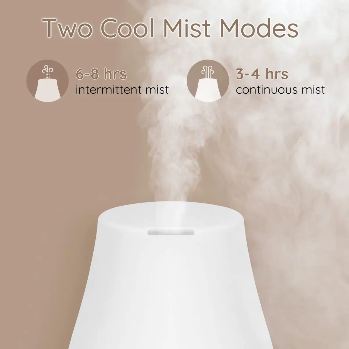 Homeweeks 100ml Essential Oil Diffuser | Ultrasonic Cool Mist with 7 Color LED Light - view 6