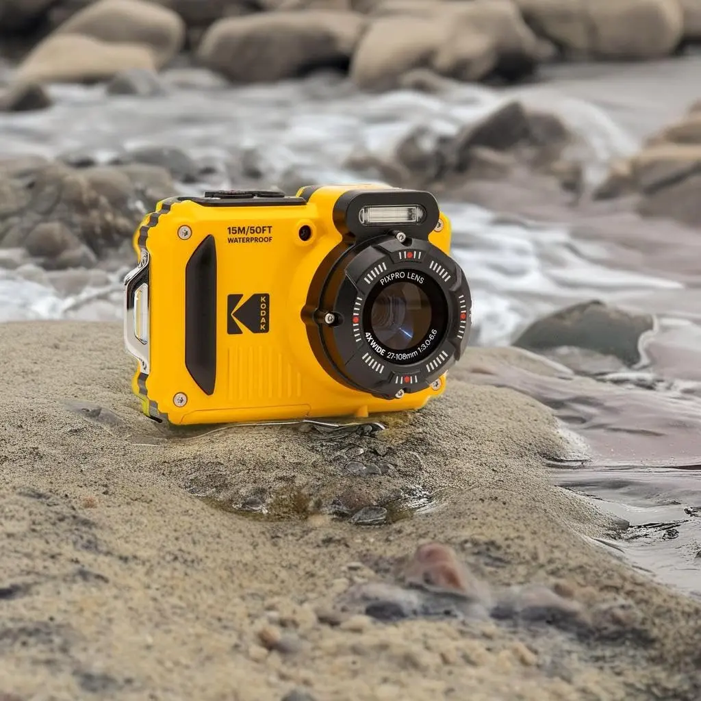 KODAK PIXPRO WPZ2 Waterproof Digital Camera - 16MP, 4X Optical Zoom, Yellow | 15m Waterproof, 1080p HD Video - view 4