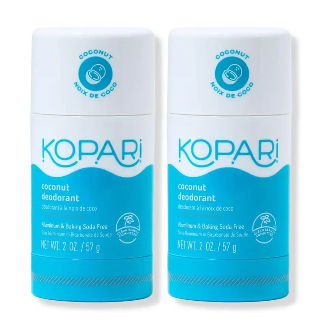 Kopari Aluminum Free Coconut Deodorant, Plant-Based Formula, 2 Ounce (59ml) | Beach Scent Odor Protection - main product image