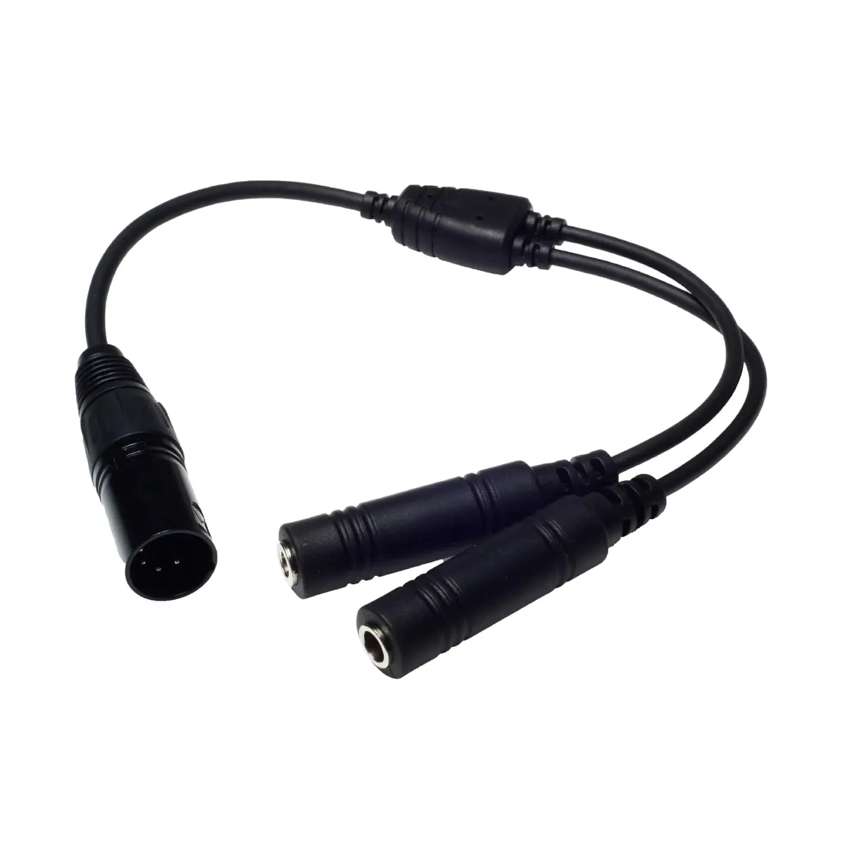 Wirenest GA Twin Plug to Airbus 5 Pin XLR Headset Adapter - Dual General Aviation PJ-055 (.206″) & PJ-068 (.25″) Jacks | Compatible with Major Pilot Headsets - main product image