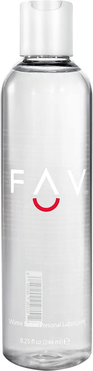 FAV Water Based Luxury Personal Lubricant 8.25 Fl Oz | Natural Feeling for Couples - main product image