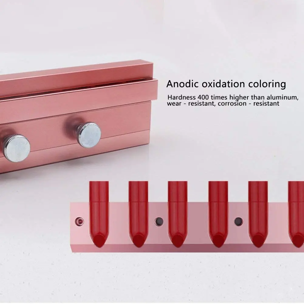 TOPINCN DIY Lipstick Kit Rose Gold Aluminum Alloy | Make Your Own Lipstick at Home - view 3