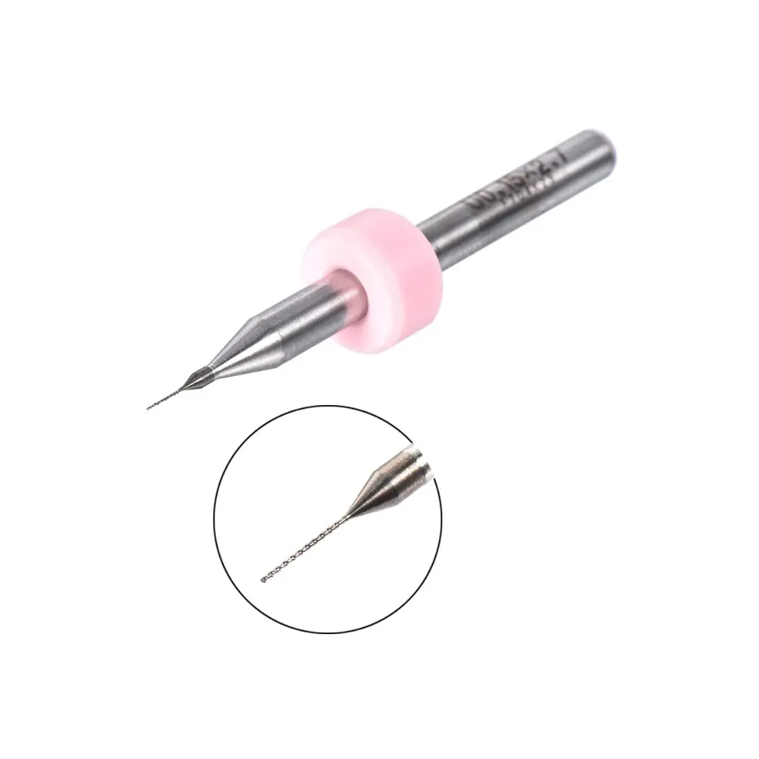 uxcell 0.15mm Tungsten Carbide PCB Micro Drill Bits 3mm (1/8") Shank, 38mm Length | 10 Pcs Set for Electronics & Woodworking - view 4