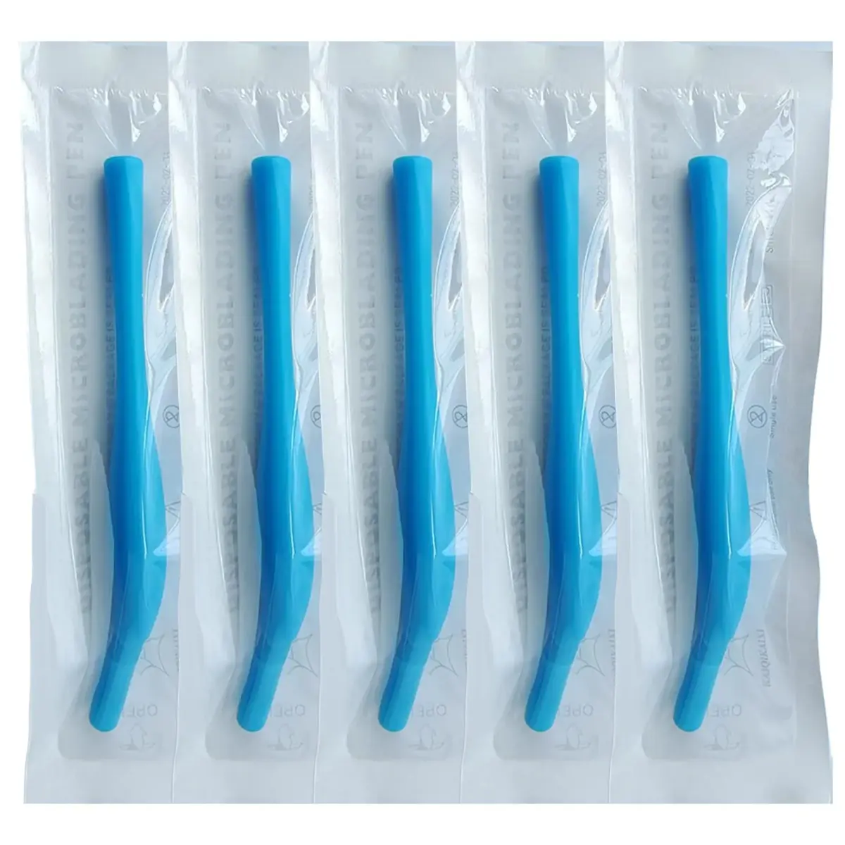 KAIQIKAIXI Disposable Microblading Pen 14F 0.2mm Needle, Pack of 5 | Precision Eyebrow Tattoo Tool for Permanent Makeup - view 6