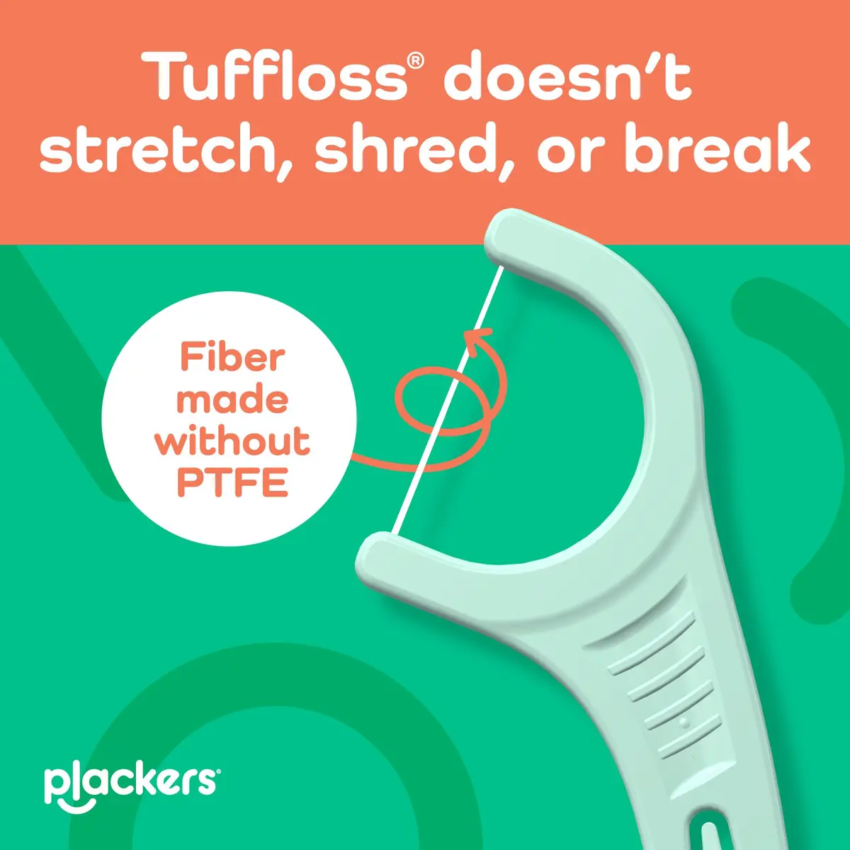 Plackers Micro Line Floss Picks, Intense Mint, 150 Count | PTFE-Free, Strong & Refreshing - view 6