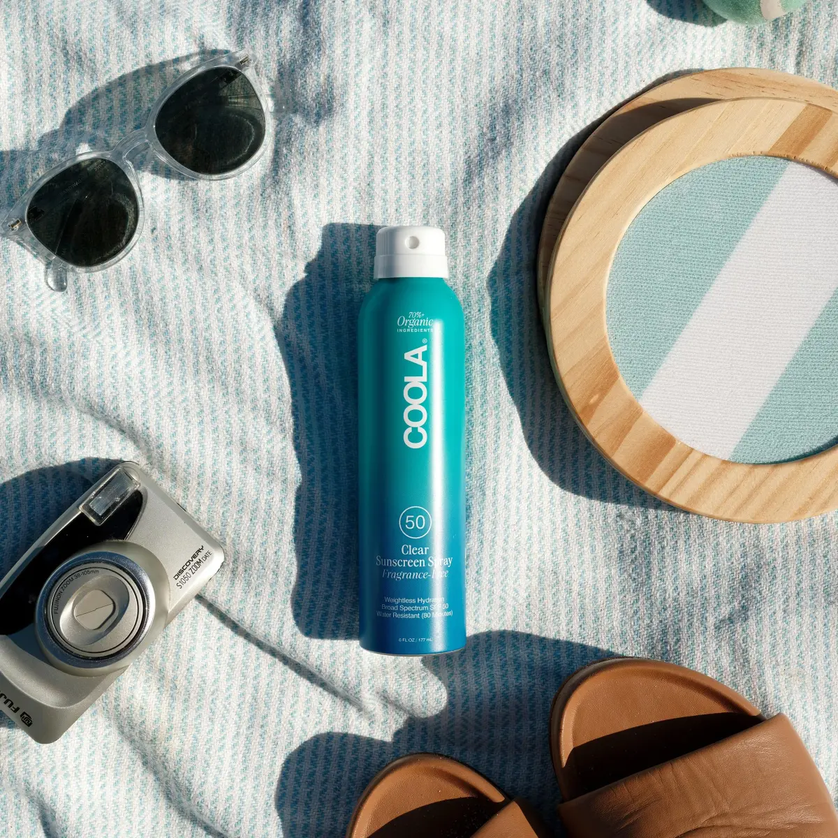 COOLA Clear Sunscreen Spray SPF 50 Fragrance Free 177ml (6 fl oz) | Broad Spectrum Protection - view 3