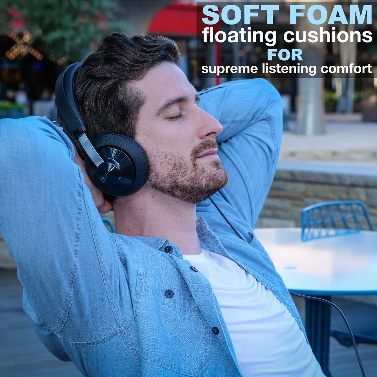 PHILIPS SHP6000 Wired Headphones Over Ear High Resolution Deep Bass | Studio Monitor & Mixing DJ Headset - view 2