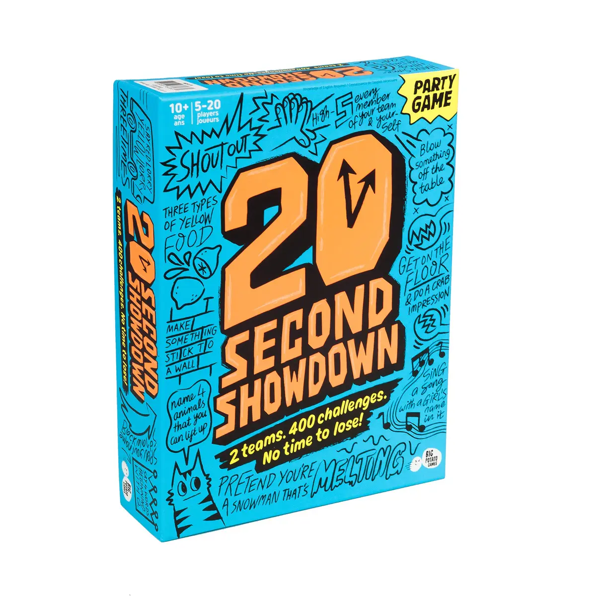 Big Potato Twenty Second Showdown: A Crazy Quick-Fire Family Game for Kids and Adults | ASTM-Tested Educational Game - main product image