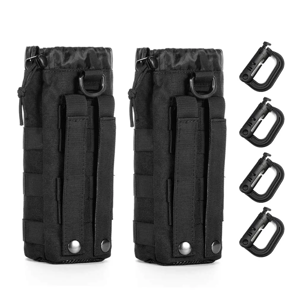 R.SASR Tactical Drawstring Molle Water Bottle Holder Pouch 23.5cm (9.45in) | Fits 0.5L Bottles - main product image