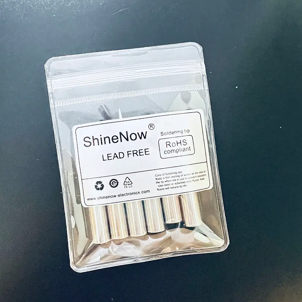 ShineNow T18 Soldering Iron Tips 6pcs Combo Set | Hakko FX-888D FX-888 FX8801 FX-600 Compatible - view 14