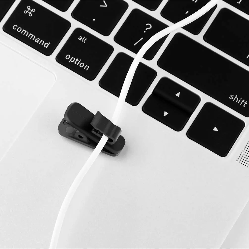 FENGWANGLI Headphone Wire Clip for Shirt | Compact Cable Management (70-120 chars) - view 5