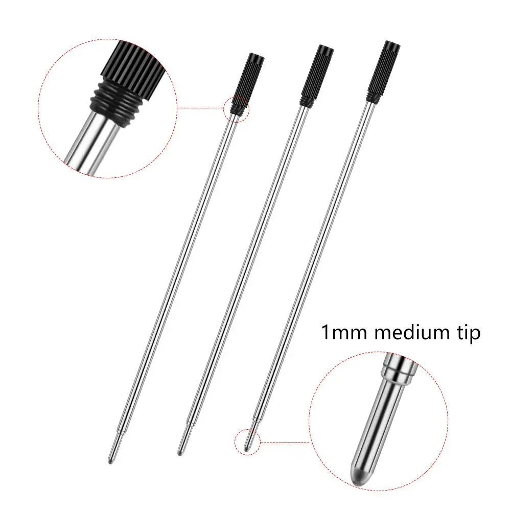 Unibene Cross Compatible Ballpoint Pen Refills 20 Pack, 1.0mm Medium Point | Smooth German Ink Refill for Cross Pens - view 3