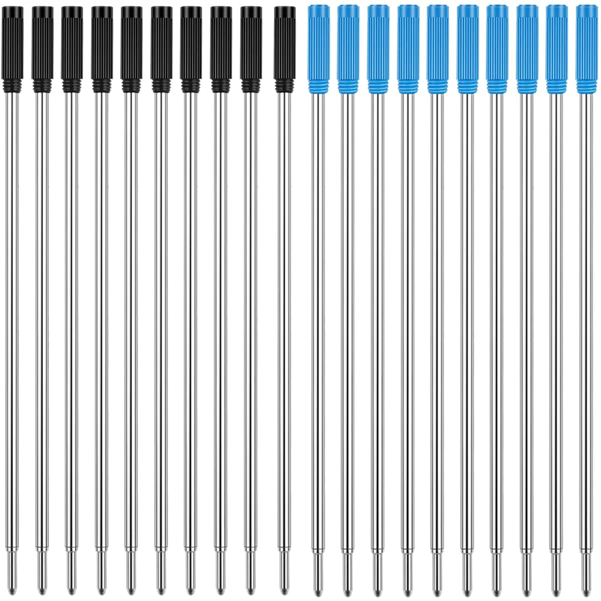 Unibene Cross Compatible Ballpoint Pen Refills 20 Pack | Medium Point, German Ink, Smooth Writing (4.3'' Length) - main product image