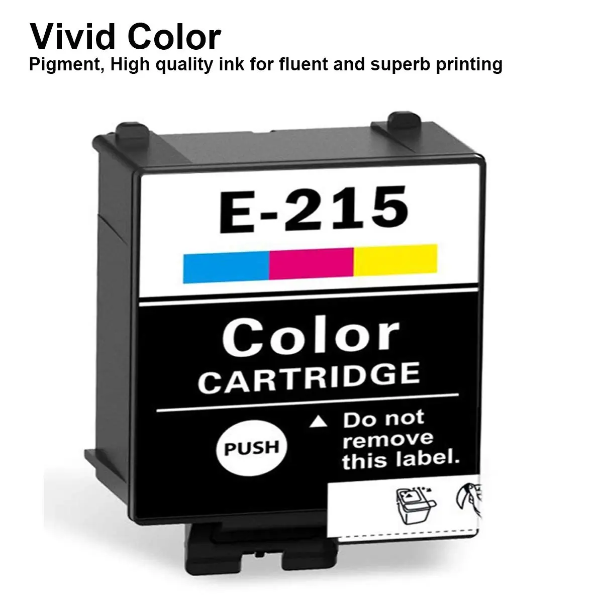 VividInk 215 Ink Cartridges for WF-100 Printer | Remanufactured Pigment, 5-Pack, Black & Color (8.9cm x 8cm x 9cm) - view 3