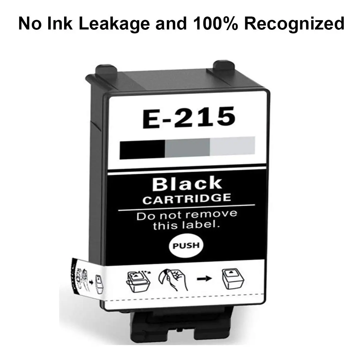 VividInk 215 Ink Cartridges for WF-100 Printer | Remanufactured Pigment, 5-Pack, Black & Color (8.9cm x 8cm x 9cm) - view 4