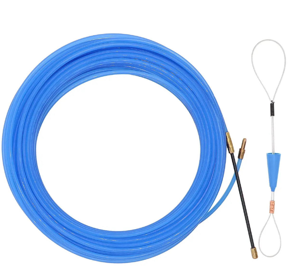 Taxutor Nylon Fish Tape Wire Puller 65FT | Durable, Lightweight & Corrosion Resistant for Electrical Wiring - main product image