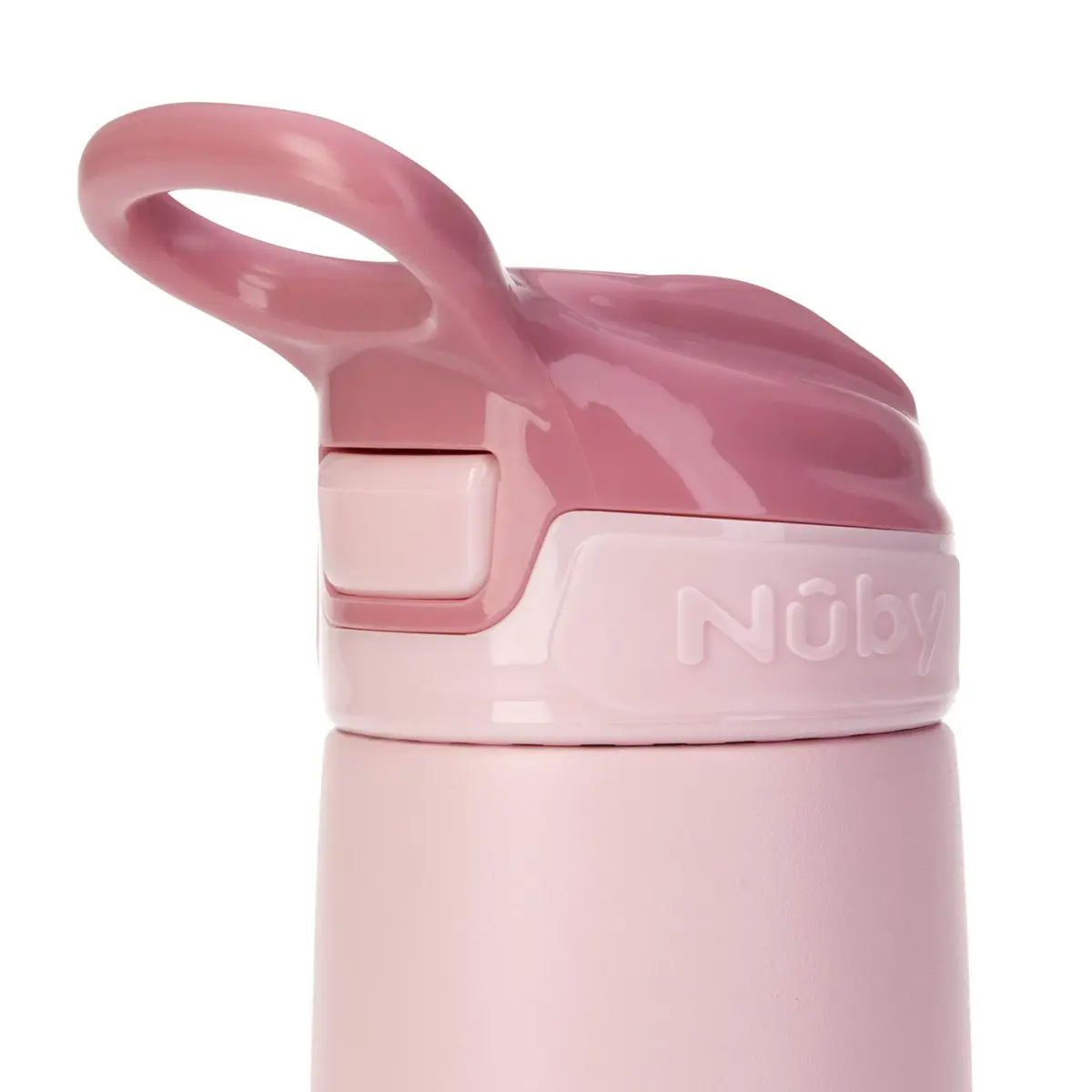 Nuby Thirsty Kids No-Spill Flip-It Reflex Stainless Steel Travel Cup 300ml (10.1 oz) | Spill-Proof Sippy Cup for Toddlers 18+ Months - view 8