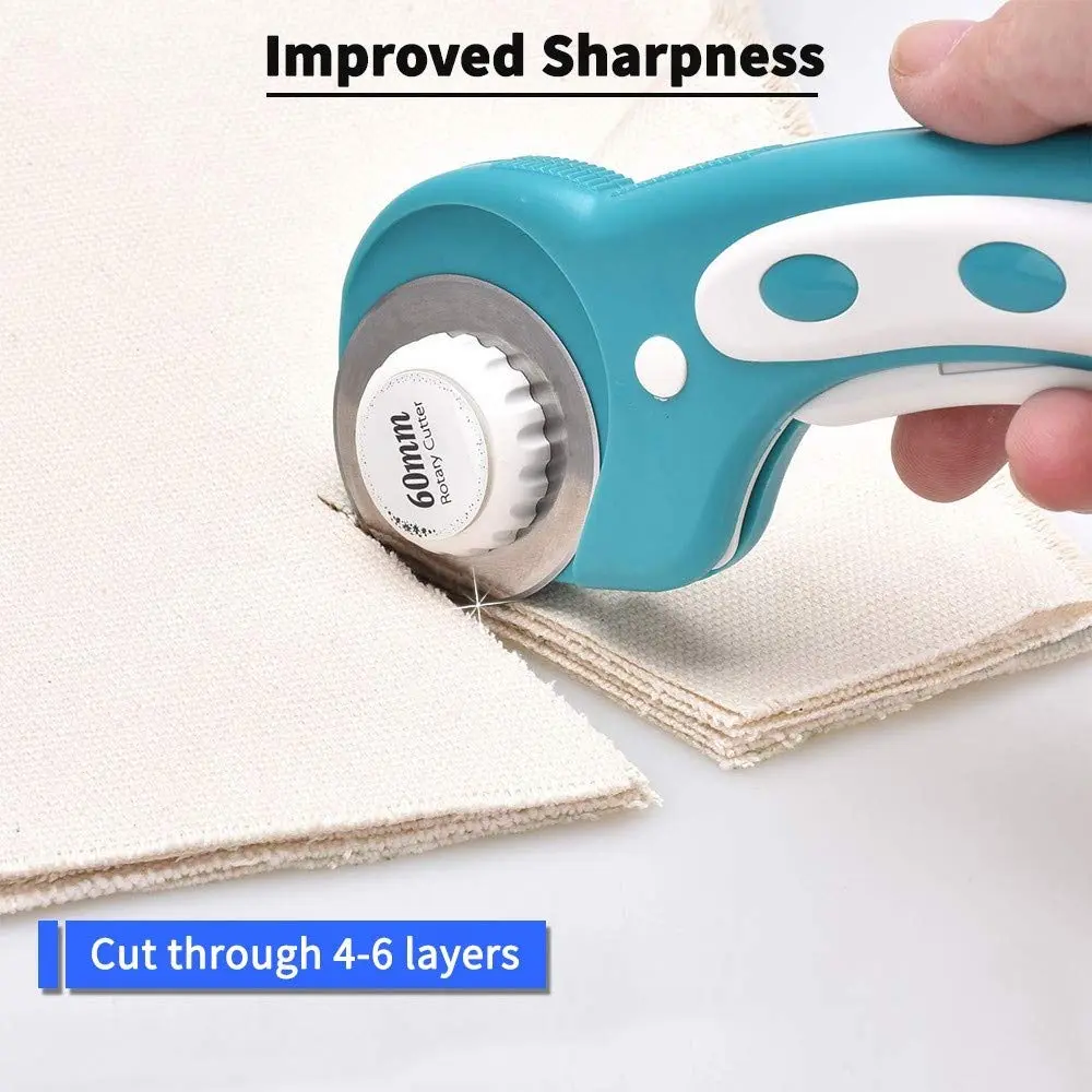 Sopito 60MM Rotary Cutter Blades | Heavy Duty Japanese Steel, Sharp & Compatible with Most Rotary Cutters - view 3