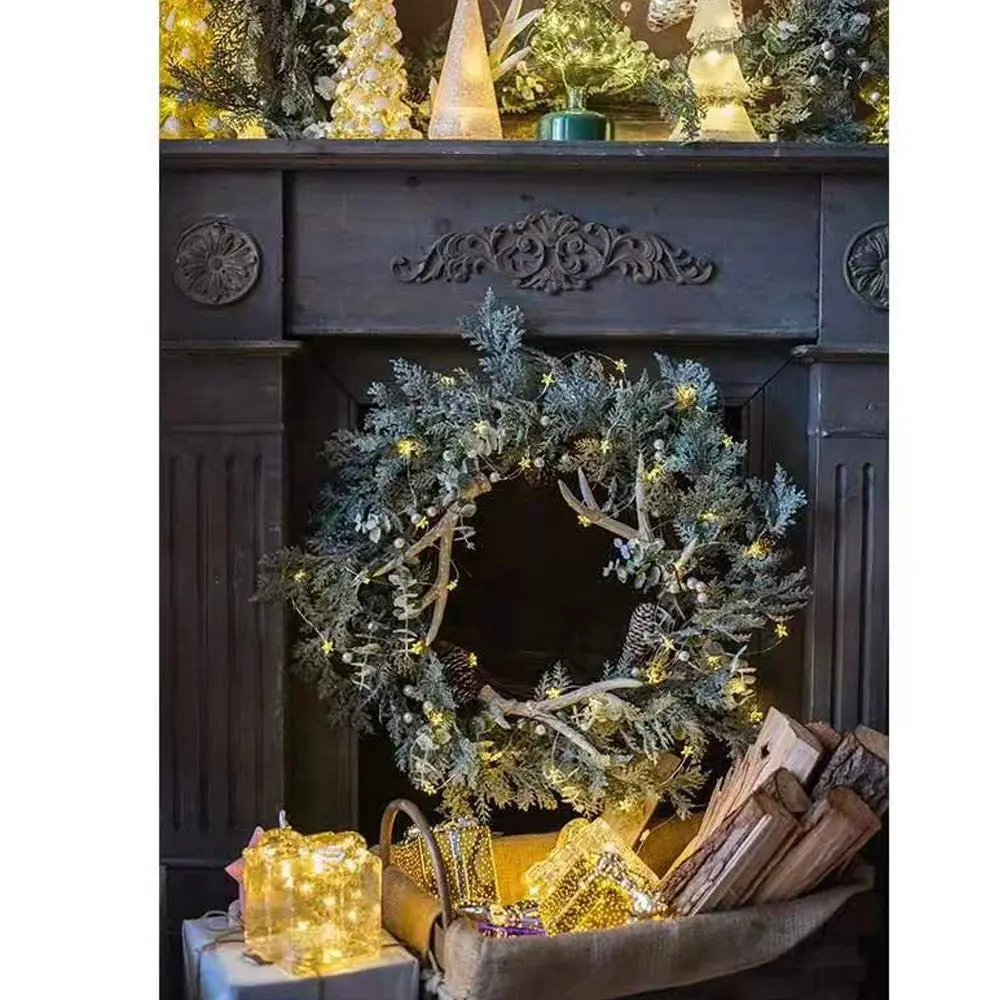 Beoot Unpainted Wood Carved Corner Furniture Onlay Applique 30x19cm (11.81x7.48inch) | European Style Floral Wood Carving - view 7