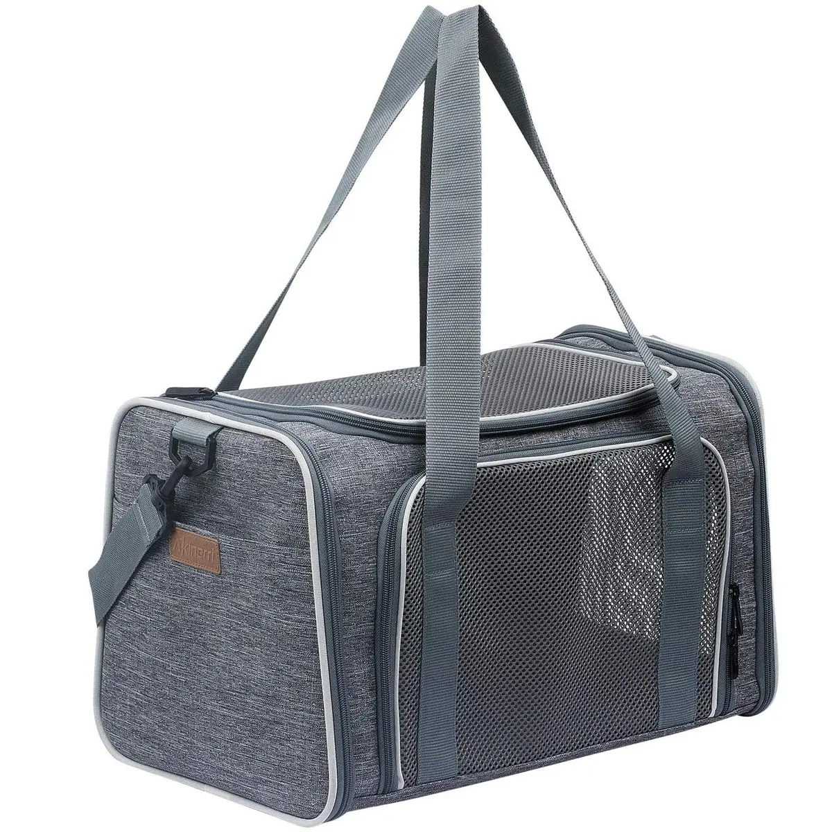 Akinerri Cat Carrier - Portable Foldable Dog Pet Carrier, Soft-Sided Pet Bag up to 15 Lbs | Airline Approved Travel - main product image