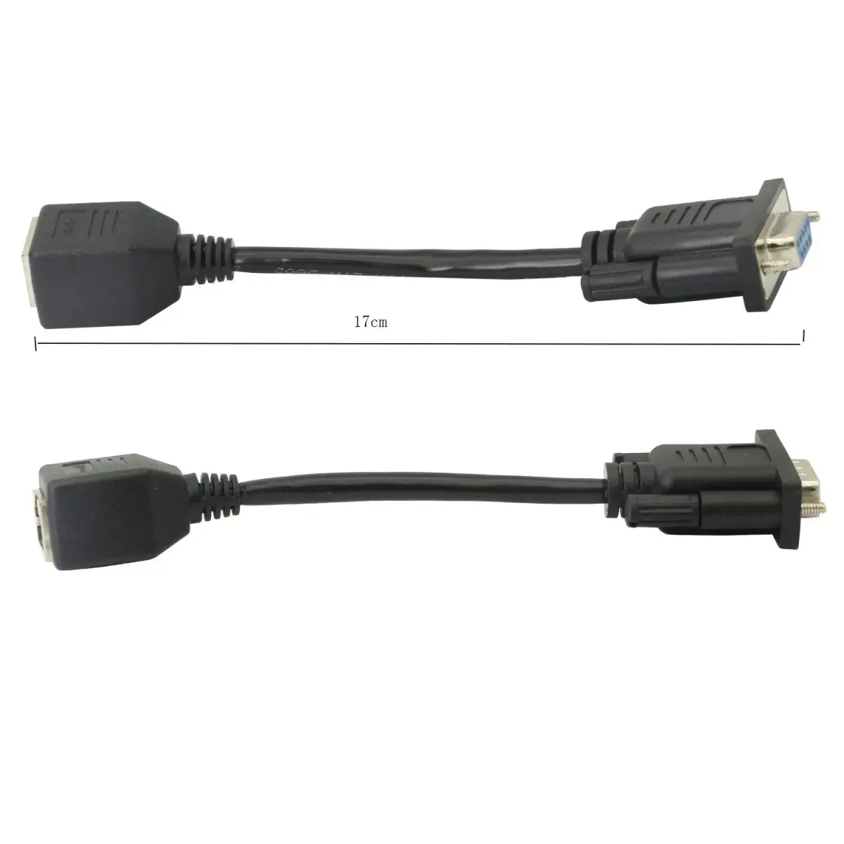 XMSJSIY DB9 RS232 to RJ45 Extender Adapter 2-Pack | Extends Serial Data Up to 100m - view 3