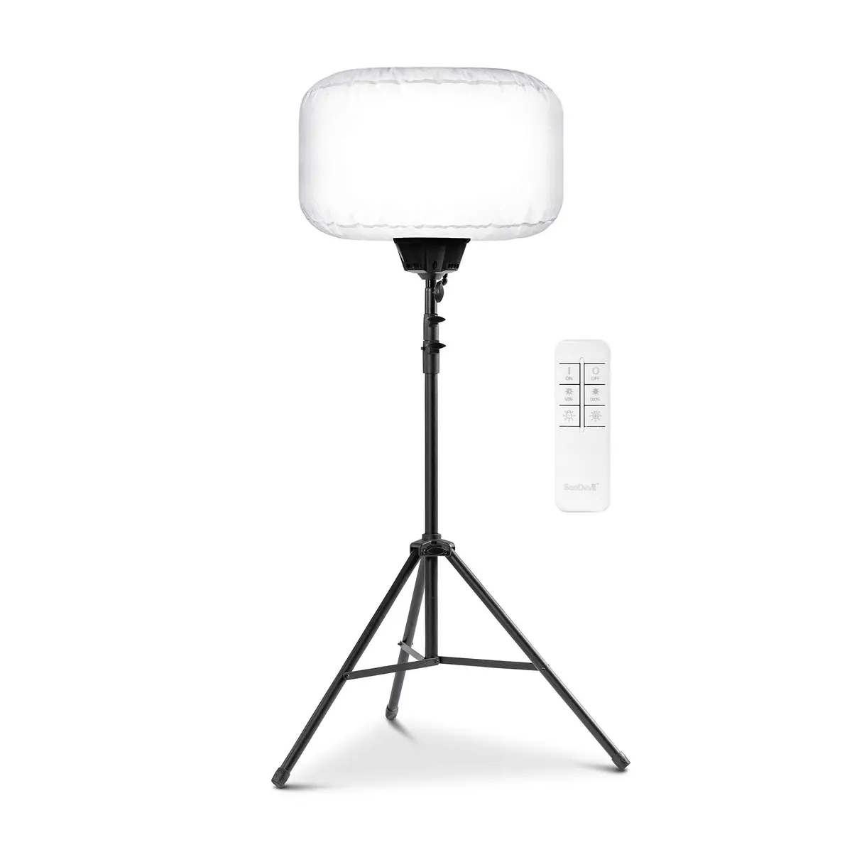 SeeDevil 150 Watt LED Balloon Light Kit | 19,500 Lumens, 6.5 Ft Tripod, Dimmable, Indoor/Outdoor, Portable - main product image