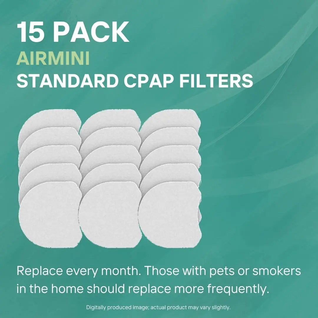 Purdoux CPAP Filters for ResMed AirMini Devices (15 Pack) | Enhanced Air Purity & Comfort - view 5