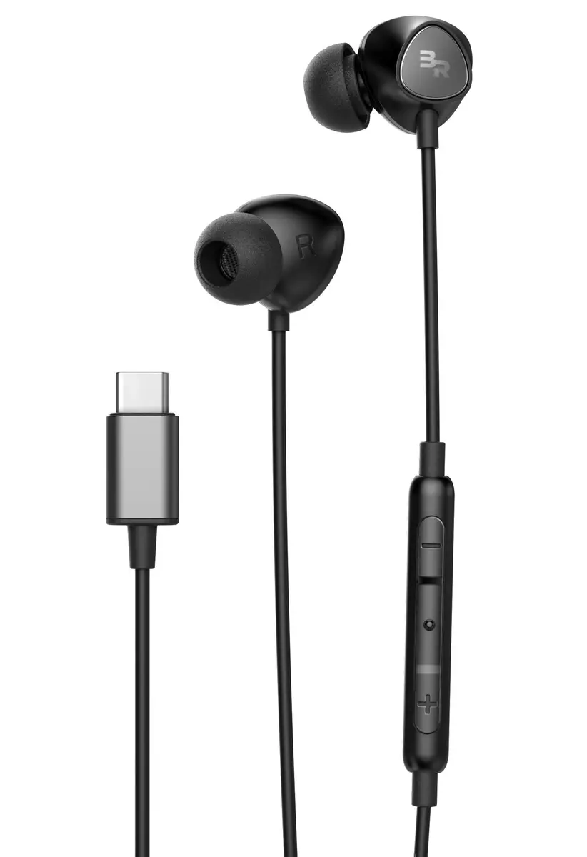 Bolle & Raven Thore Type C Wired Earbuds with Mic, 1.2m (4ft) Cord | HD Audio & Bass - view 6