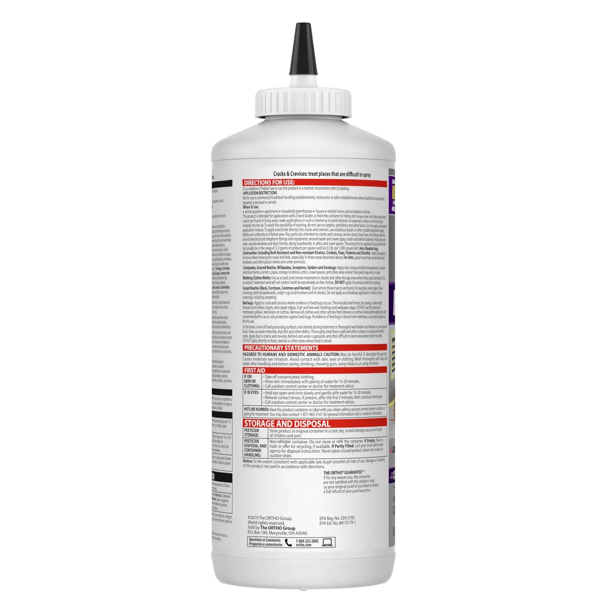 Ortho Home Defense Max Bed Bug & Flea Killer Powder 12 oz (340 g) | Kills Bed Bugs & Fleas on Contact - view 9