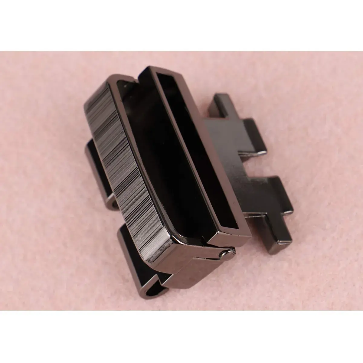 McFanBe Single Prong Belt Buckle 38mm (1.5 Inches) | Grey Polished Alloy Replacement Buckle - view 5