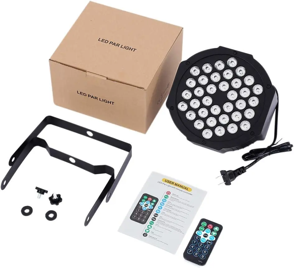 Litake 36 LED Stage Lights | Sound Activated DJ Par Lights for Events & Weddings - view 7
