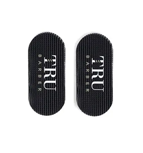 TRU BARBER Hair Grippers 3 Colors Bundle Pack 6 pcs | Salon & Barber Hair Clips for Styling (Red/White/Black) - view 3